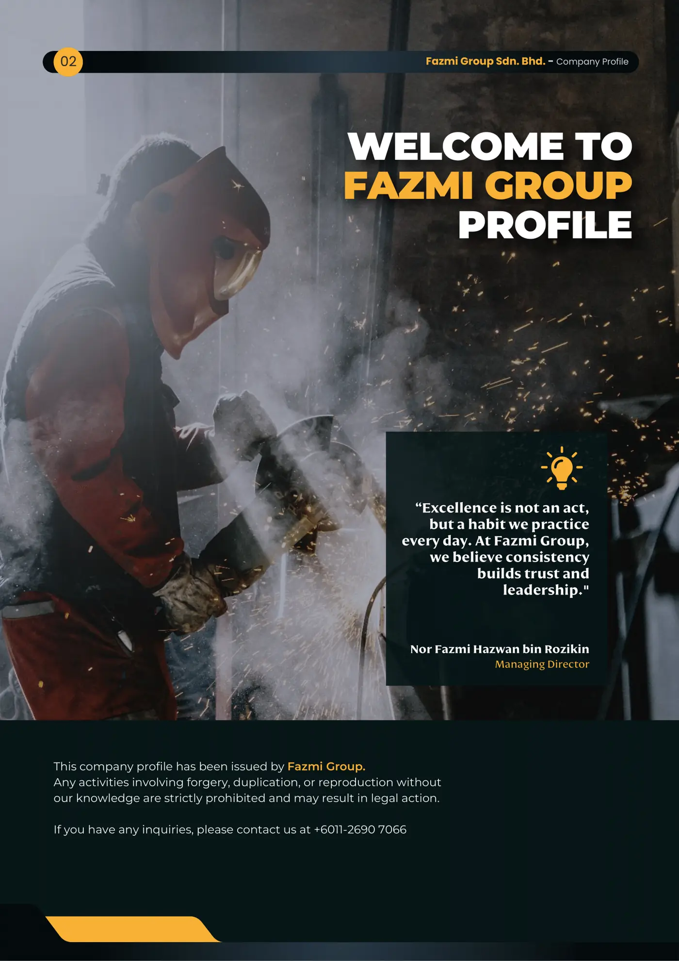Company profile page 2