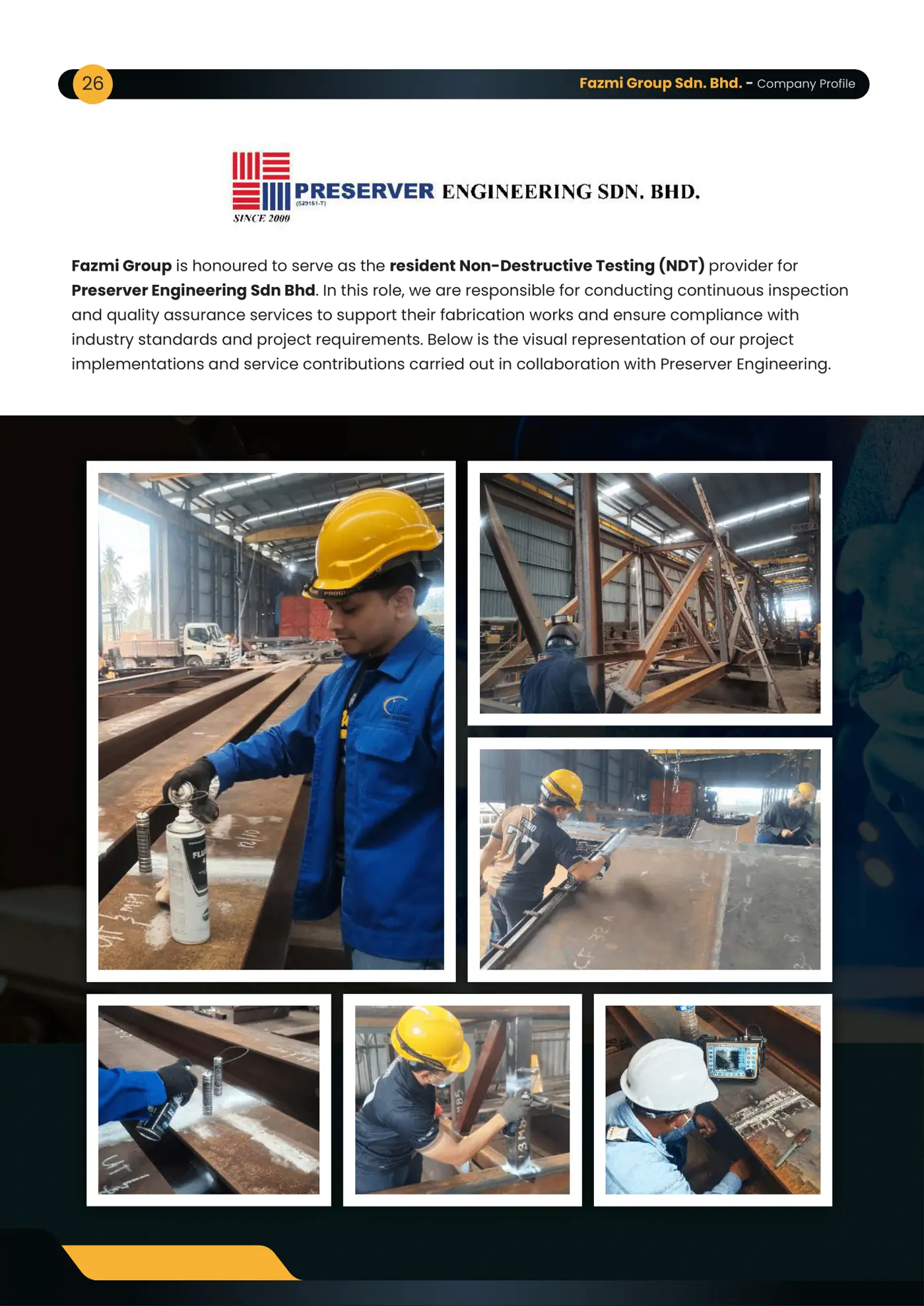 Company profile page 26